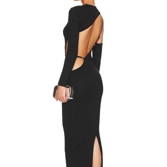 superdown Margo Open Back Gown in Black NWT - Picture 4 of 5